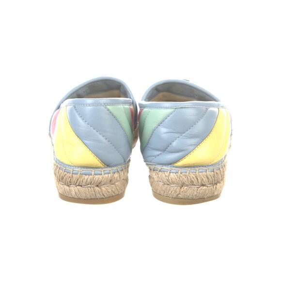 ❤️Gucci Double G Logo Leather Espadrilles❤️ - Picture 4 of 5